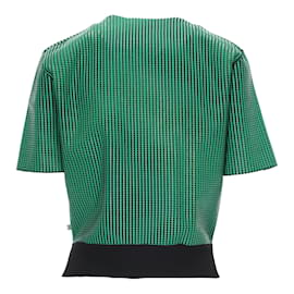 Louis Vuitton-Louis Vuitton V-neck Top-Green