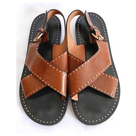 Isabel Marant Jane Sandalen Kastanie