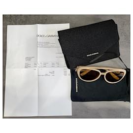 Dolce & Gabbana-Hermosas gafas de sol, Flamante-Castaño