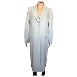 Thierry Mugler MUGLER  Coats T.fr 42 silk Blue