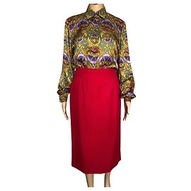 Hermès HERMES  Skirts T.fr 38 WOOL Red