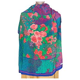 CHRISTIAN DIOR Sciarpe T.  silk Multicolore
