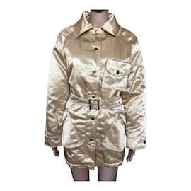 Moschino-MOSCHINO  Coats T.fr 38 cotton-Golden