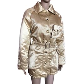 Moschino-MOSCHINO  Coats T.fr 38 cotton-Golden