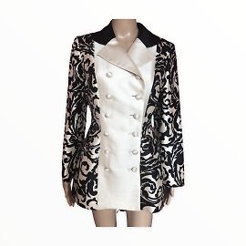 JACQUES FATH  Jackets T.fr 38 silk Black