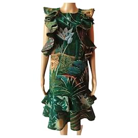 Kenzo-KENZO  Dresses T.fr 38 cotton-Green