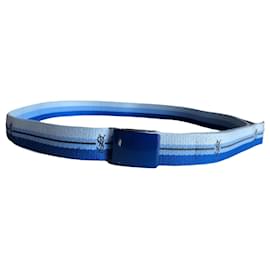 Yves Saint Laurent-YVES SAINT LAURENT Cinturones T.Internacional L Algodón-Azul