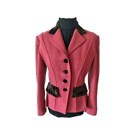 GUY LAROCHE  Jackets T.fr 38 WOOL Pink