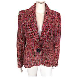 Yves Saint Laurent-YVES SAINT LAURENT Giacche T.fr 38 WOOL-Multicolore