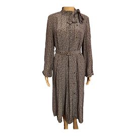 LOEWE Kleider T.fr 40 Silk Grau