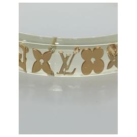 Louis Vuitton-**Louis Vuitton Clear Gold Bracelet-Golden,Other