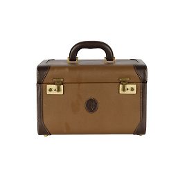 Trussardi Vintage Vanity Bag Brown