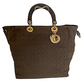 Christian Dior-Handbags-Khaki