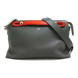 Fendi-Sac à bandoulière en cuir-Noir