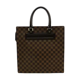 Louis Vuitton-Louis Vuitton Damier Ebene Venice Sac Plat GM Canvas Tote Bag N51146 in Excellent condition-Brown