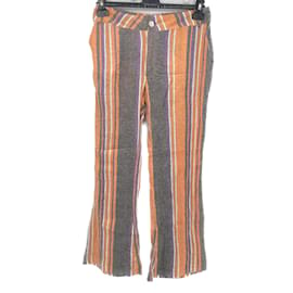 Autre Marque-GIMAGUAS  Trousers T.International M Linen-Multiple colors