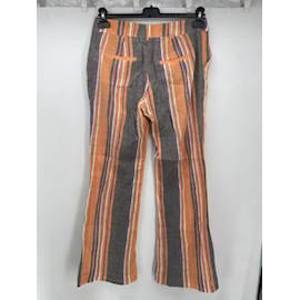 Autre Marque-GIMAGUAS  Trousers T.International M Linen-Multiple colors