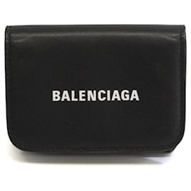 Balenciaga-Balenciaga Cash mini wallet-Black