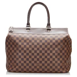 Louis Vuitton-Louis Vuitton Brown Damier Ebene Greenwich PM-Brown