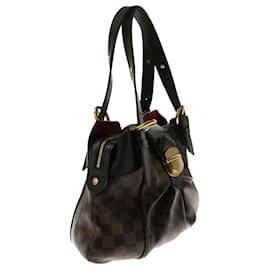 Louis Vuitton-Louis Vuitton Brown Damier Ebene Sistina PM-Brown