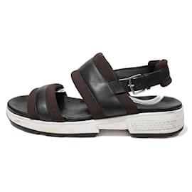 Hermès-Men Sandals-Brown,Black