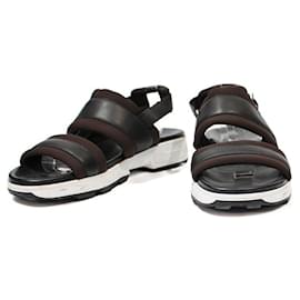 Hermès-Men Sandals-Brown,Black