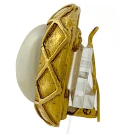 Chanel-*Chanel Perlen-Design-Ohrringe-Gold hardware