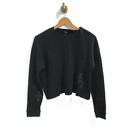 CHROME HEARTS Strickwaren T.Internationale M Baumwolle Schwarz