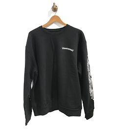 CHROME HEARTS Strickwaren T.Internationale L Baumwolle Schwarz