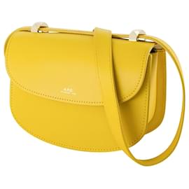 Apc-Geneve Mini Crossbody Bag - A.P.C - Leather - Yellow-Yellow