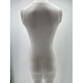 Autre Marque-MAISONCLEO Kleider T.Internationales S-Polyester-Weiß