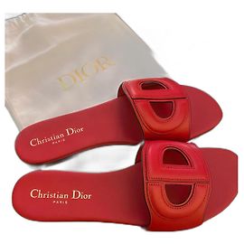 Christian Dior Sandalen Rot