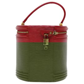 Louis Vuitton-LOUIS VUITTON Epi Cannes Hand Bag Red M48037 LV Auth 41502-Red