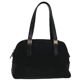 Salvatore Ferragamo-Salvatore Ferragamo Bolso de mano Nylon Negro Auth cl500-Negro