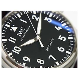 IWC-IWC large Pilot's watch 43 black Dial IW329301 Genuine goods Mens-Silvery