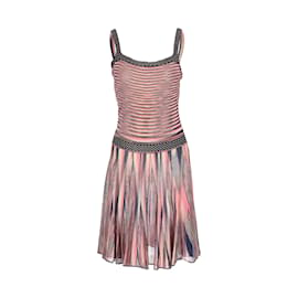 Missoni-Missoni Sleeveless Pattern Knit Dress-Multiple colors