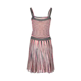 Missoni-Missoni Sleeveless Pattern Knit Dress-Multiple colors