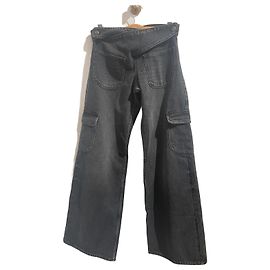 Jeans COURREGES T.fr 34 Algodão Preto