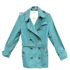 Burberry Brit-trench Burberry Brit taill 38-Bleu clair