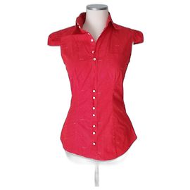 Chemise Dsquared2 en coton rouge Rouge