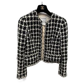 Chanel Giacche Nero Beige