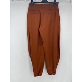 Chloé-CHLOE  Trousers T.fr 36 WOOL-Brown