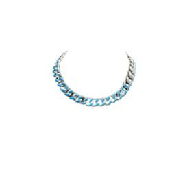 Autre Marque-FRY POWERS  Necklaces T.  silver-Blue