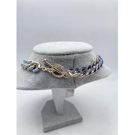 Autre Marque-FRY POWERS Halsketten T.  Silber--Blau