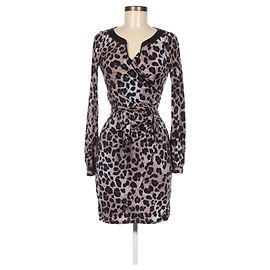 Robe Hale Bob Imprimé Léopard XS Multicolore Imprimé léopard