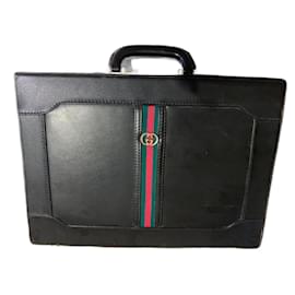 Gucci-maleta gucci antigua-Negro