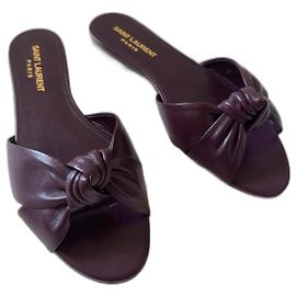 Saint Laurent bailarinas Burdeos