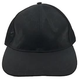 Gucci-** Boné de malha preto Gucci-Preto