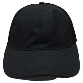 **Gucci Black  Mesh Cap Cap Black