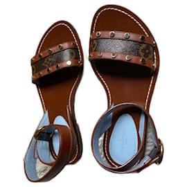 Louis Vuitton-Louis Vuitton sandals 37-Brown